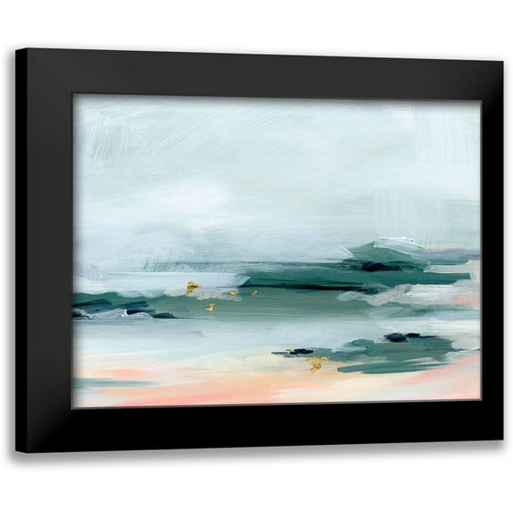 Parker, Jennifer Paxton 24x19 Black Modern Framed Museum Art Print Titled - Fractured Coastline I