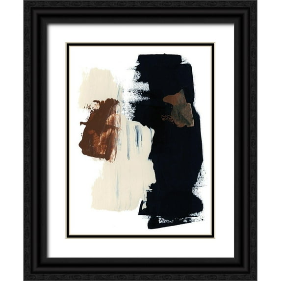 Parker, Jennifer Paxton 25x32 Black Ornate Wood Framed with Double Matting Museum Art Print Titled - Goldenrod Patch II