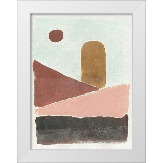Parker, Jennifer Paxton 25x32 White Modern Wood Framed Museum Art Print Titled - Desert Arch II