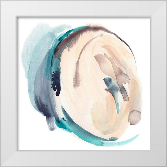 Parker, Jennifer Paxton 26x26 White Modern Wood Framed Museum Art Print Titled - Sandy Sea II