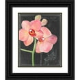 thumbnail image 1 of Parker, Jennifer Paxton 26x32 Black Ornate Wood Framed with Double Matting Museum Art Print Titled - Chalkboard Flower I, 1 of 4