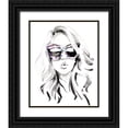 thumbnail image 1 of Parker, Jennifer Paxton 26x32 Black Ornate Wood Framed with Double Matting Museum Art Print Titled - Look into the Sun(Glasses) I, 1 of 4