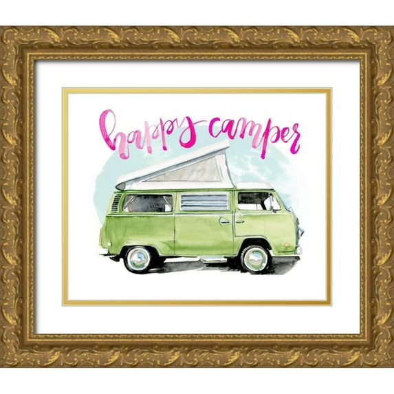 Parker, Jennifer Paxton 32x26 Gold Ornate Wood Framed with Double Matting Museum Art Print Titled - Summer Vacation I
