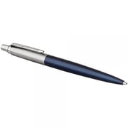 Parker Jotter Ballpoint Pen, Royal Blue with Chrome Trim, Medium Point, Blue Ink, Gift Box