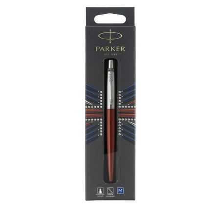 Parker Jotter Kensington Red CT Retractable Ballpoint Pen Medium Point Blue Ink (1953241)