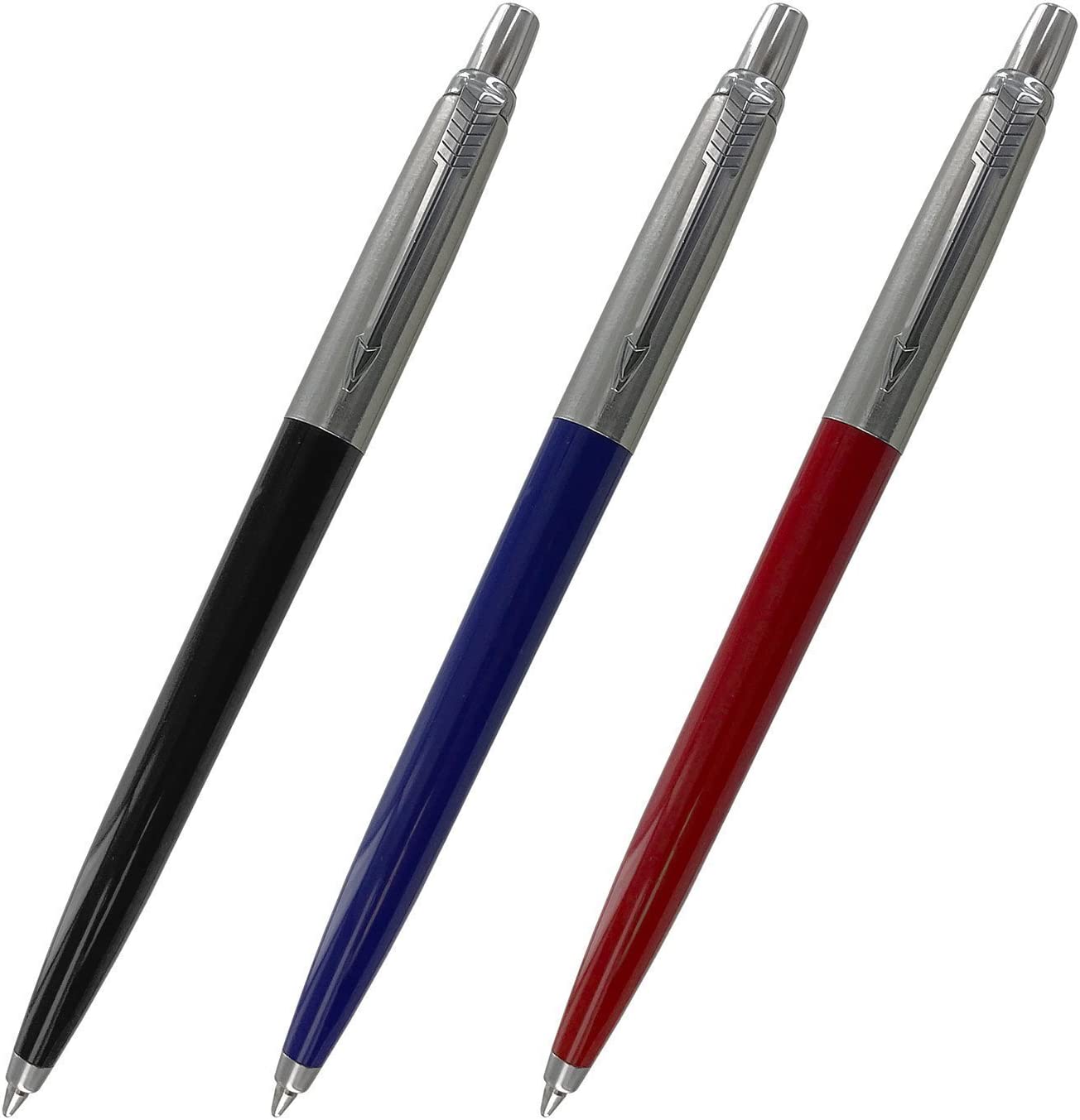Parker Jotter Retractable Ball Point Pen Black Ink, Fine Point