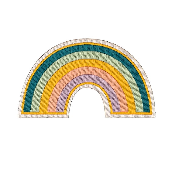 Parker Kids Co. Hoop & Loop Patch - Rainbow