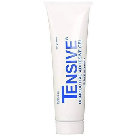 Parker Labs 22-60 Tensive Conductive Adhesive Gel - For Electromedical Procedures TENS, EMG & EEG with Immediate Conductivity - Non-Flammable, Water-Soluble & Odorless Formula - 50 gm Tube - Pack of 3