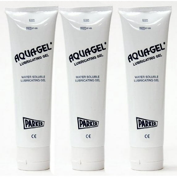Parker Labs 57-05 Aquagel Lubricating Gel Tube 5 oz (Set of 3)
