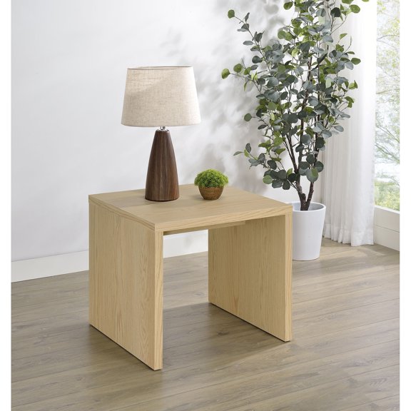 Parker Light Oak Accent Side End Table