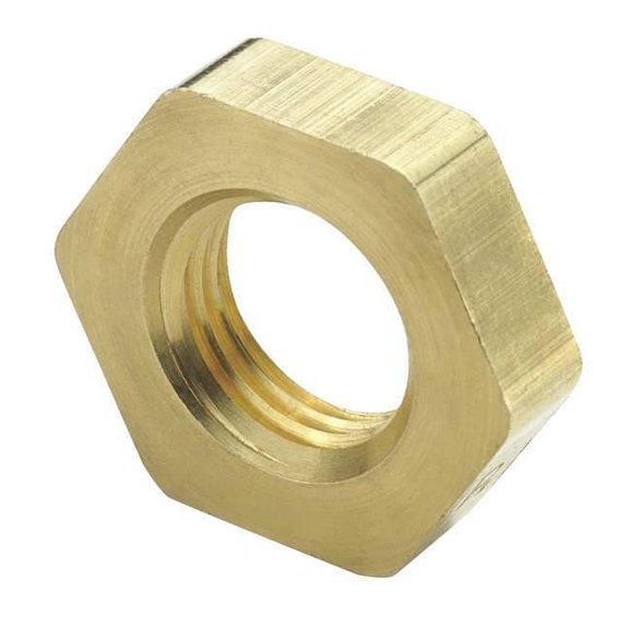 Parker Locknut, Brass, 1/8 in Pipe Size, FNPT 210P-2