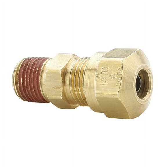 Strt, Brass, Comp. 3/16 in, MNPT 1/4 in VS68NTA-3-2