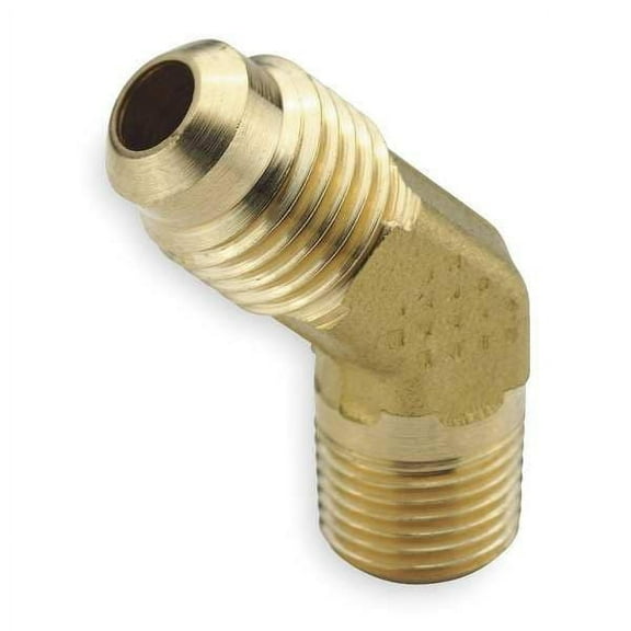Parker Male Elbow,Brass,Tube x MNPT,PK10 159F-4-4