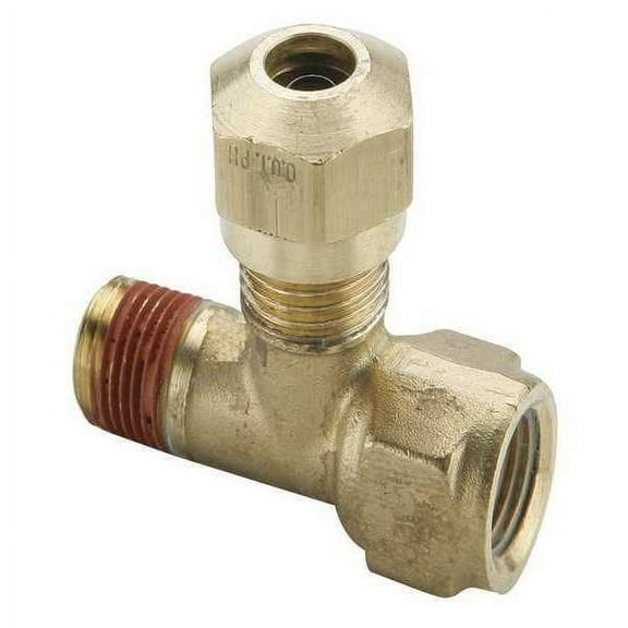 Parker Male Run Tee,3/8 x 3/8 In VS271NTA-6-6