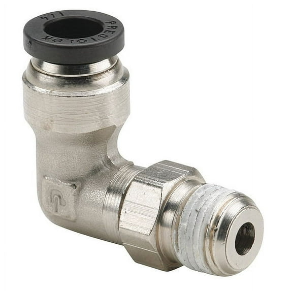Parker Male Swivel Elbow,3/8" Tube Size W169PW-6-6