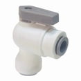 thumbnail image 1 of Parker 1/4" Push Polypropylene Ball Valve Angle LFPP4VEU4, 1 of 1