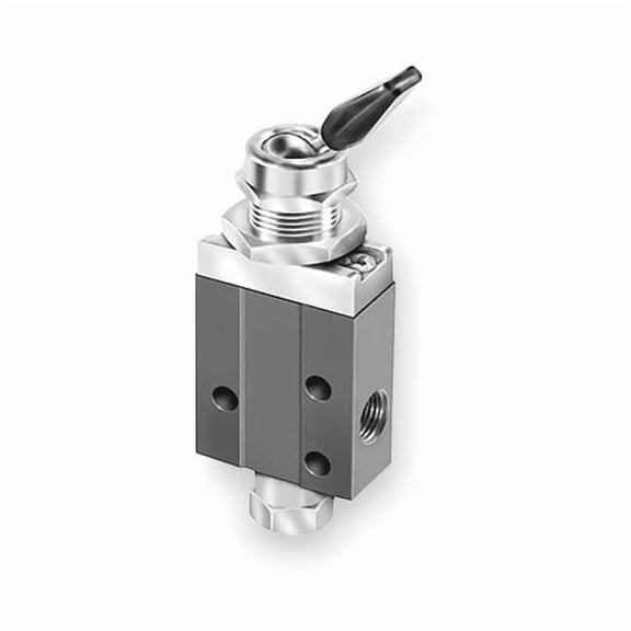 Manual Air Control Valve,3-Way,1/8In NPT 404811000