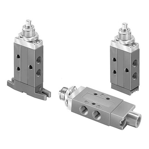 Parker Manual Air Control Valve,3-Way,1/8In NPT 414111000