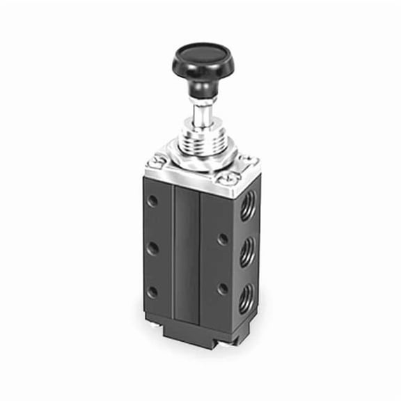 Parker Manual Air Control Valve,4-Way,1/4In NPT 520431000
