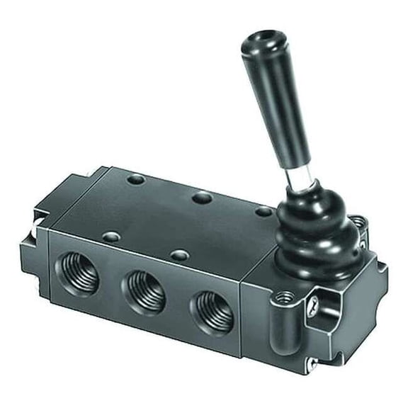 Parker Manual Air Control Valve,4-Way,1/4In NPT 520831000