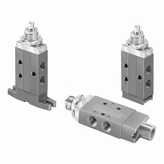 Parker Manual Air Control Valve,4-Way,1/8In NPT 410111000
