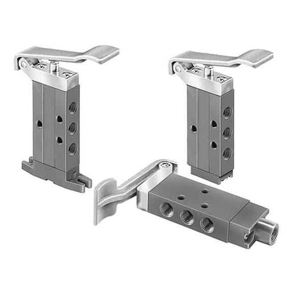 Parker Manual Air Control Valve,4-Way,1/8In NPT 410711000