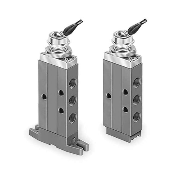 Parker Manual Air Control Valve,4-Way,1/8In NPT 410811000