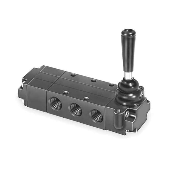 Parker Manual Air Control Valve,4-Way,1/4In NPT 529811000