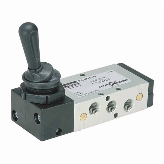 Parker Manual Air Control Valve,4-Way,1/8In NPT P2LAX89122