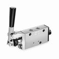thumbnail image 1 of Parker Manual Air Control Valve,4-Way,3/8In NPT 422CS021W, 1 of 1