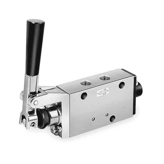 Parker Manual Air Control Valve,4-Way,3/8In NPT 422CS021W