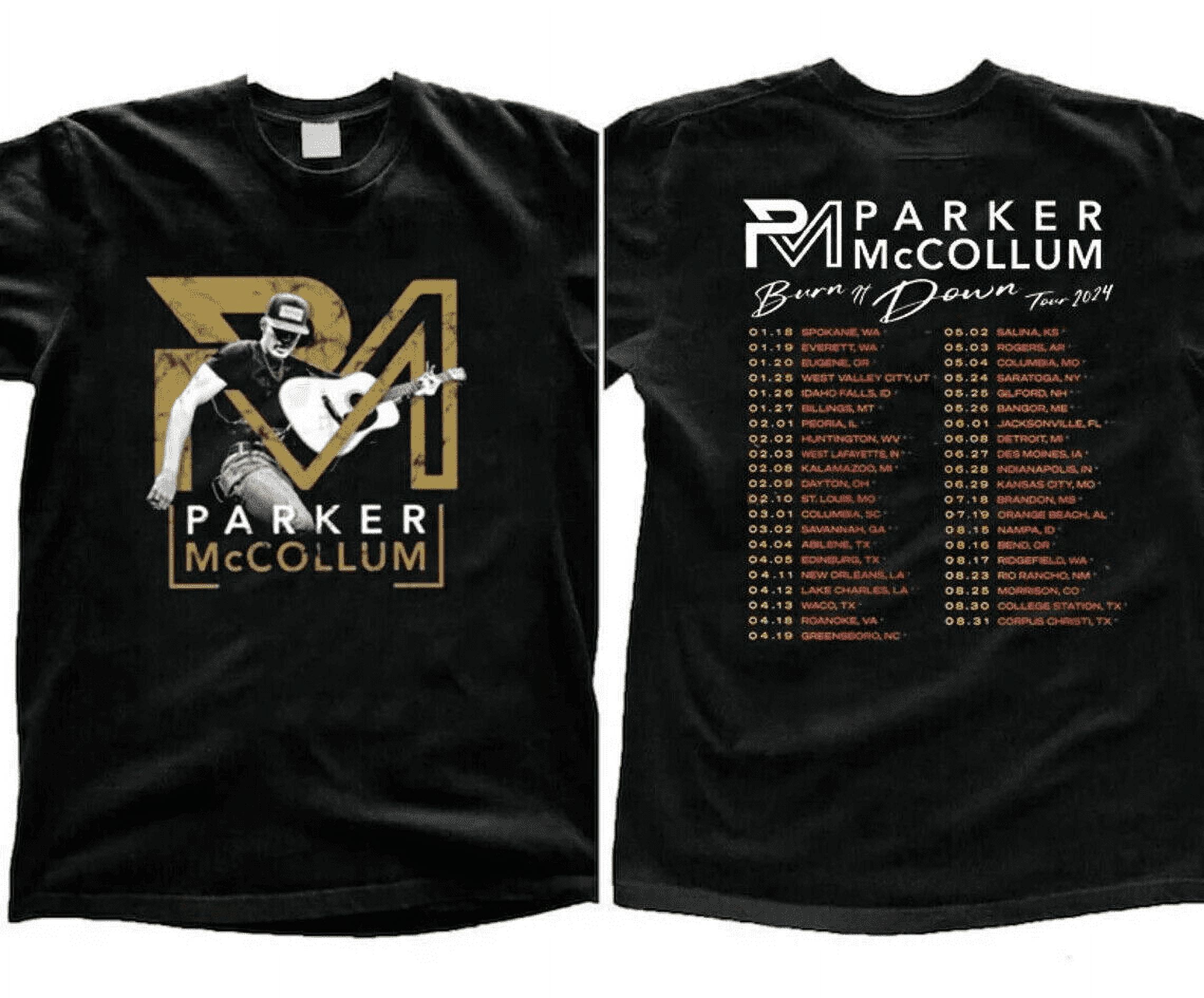 Parker McCollum Burn It Down Tour 2024 Country Music Concert TShirt