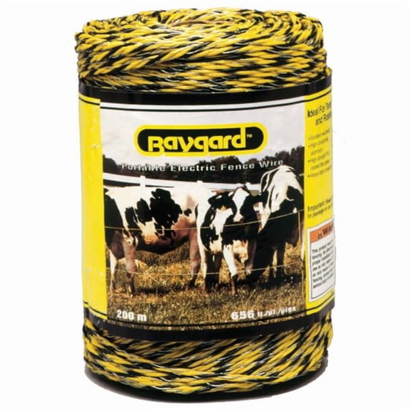 Parker Mccrory 656 ft. Yellow And Black Portable Electric Fence Wire