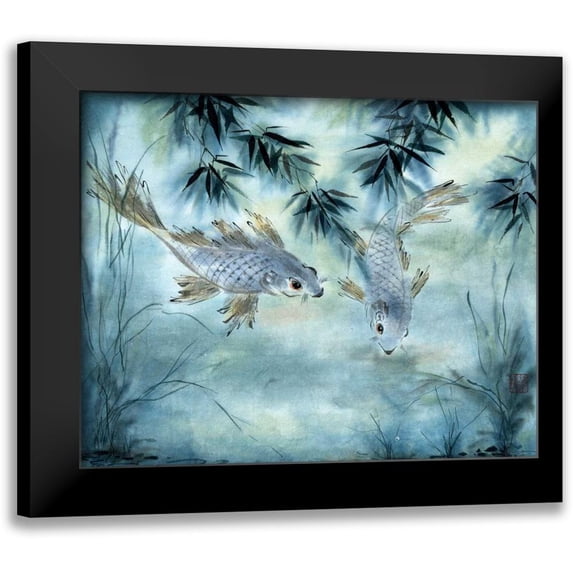 Parker, Nan Rae 24x20 Black Modern Framed Museum Art Print Titled - Carpe Diem