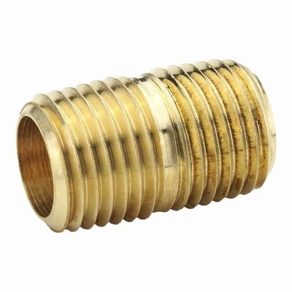 Parker Nipple, Brass, 1/2 in Pipe Size, MNPT 215PN-8