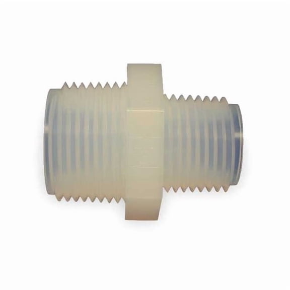 Parker PFA, Straight, 1/2 in NPT, 1/4 in NPT PNR-84-P
