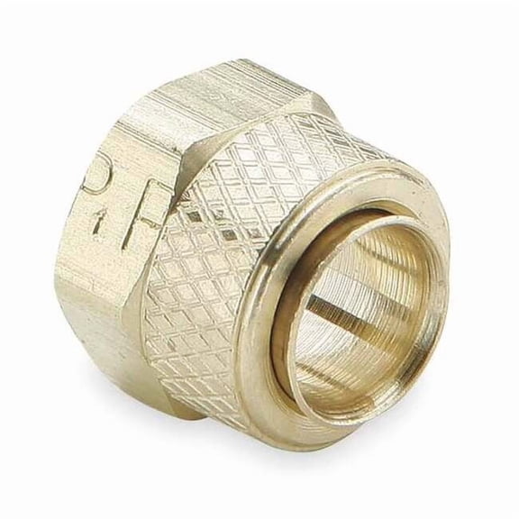 Parker 1/4" Tube Brass Compression Nut & Sleeve 10PK 61PB-4