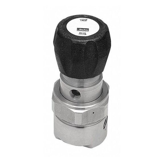 Parker Pressure Regulator,Gas,4-29/32" H ABP1ST53BPX4