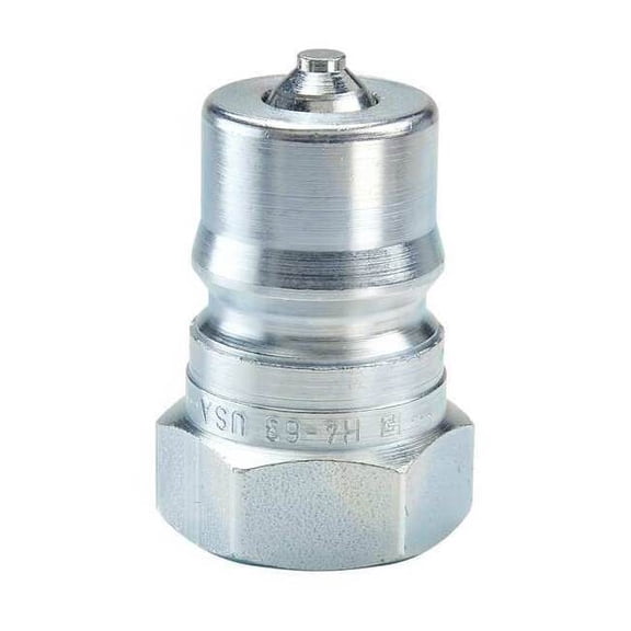Parker Quick Connect,Plug,1/4",9/16"-18 H2-63-T6