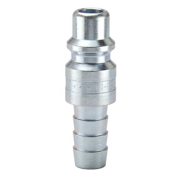 Parker Coupler Plug, Steel, Hose Barb, 25 cfm, Application: Pneumatic H8C