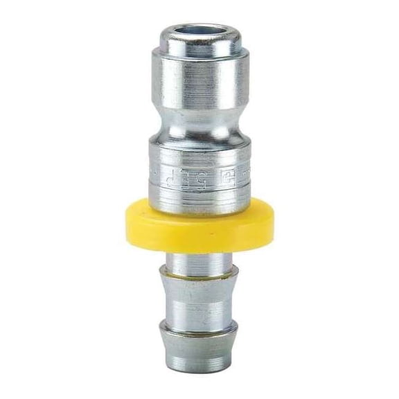 Parker Coupler Plug,Steel,Push On,25 cfm 9CP