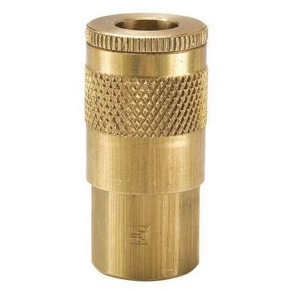 Parker Coupler Body,Brass,FNPT,3/8 In. Pipe B13E