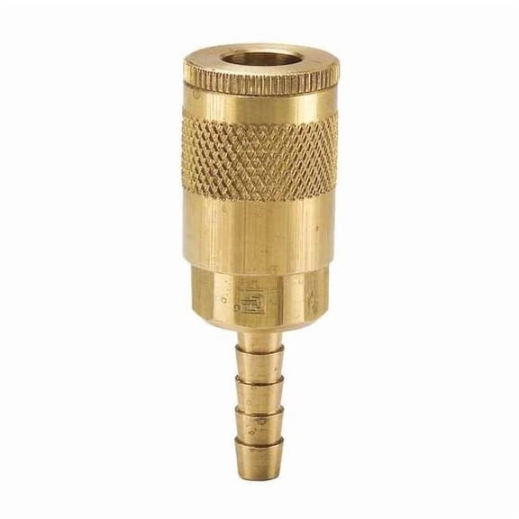 Parker Coupler Body,Brass,Hose Barb,25 cfm B10-5B