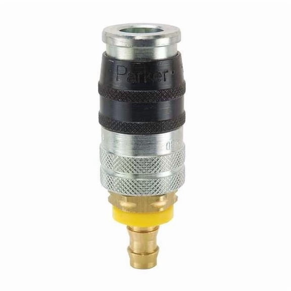 Parker Coupler Body,Steel,Push On,25 cfm EZ-251-6PL