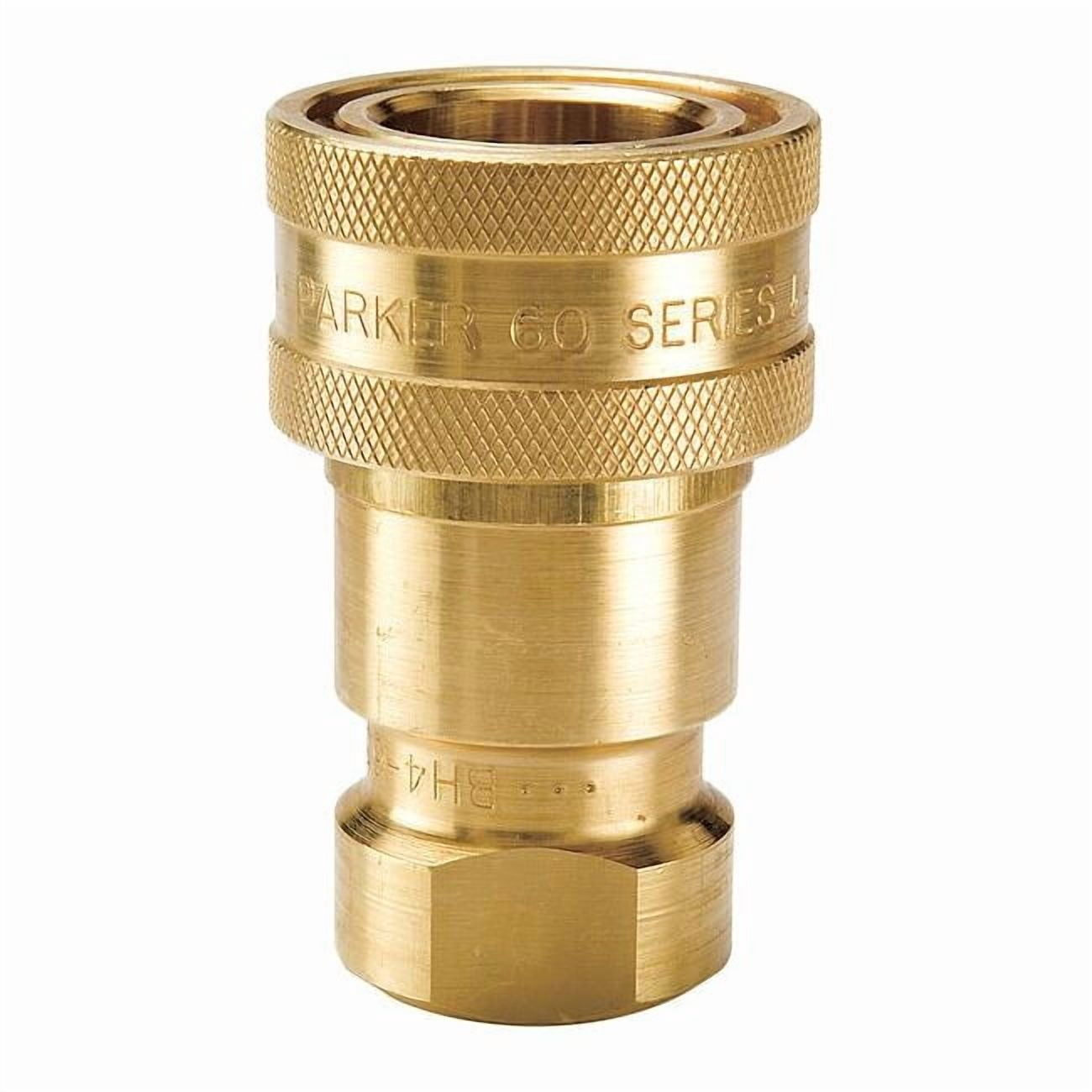 Parker Quick Connect,Socket,3/4",3/4"-14 BH6-60W