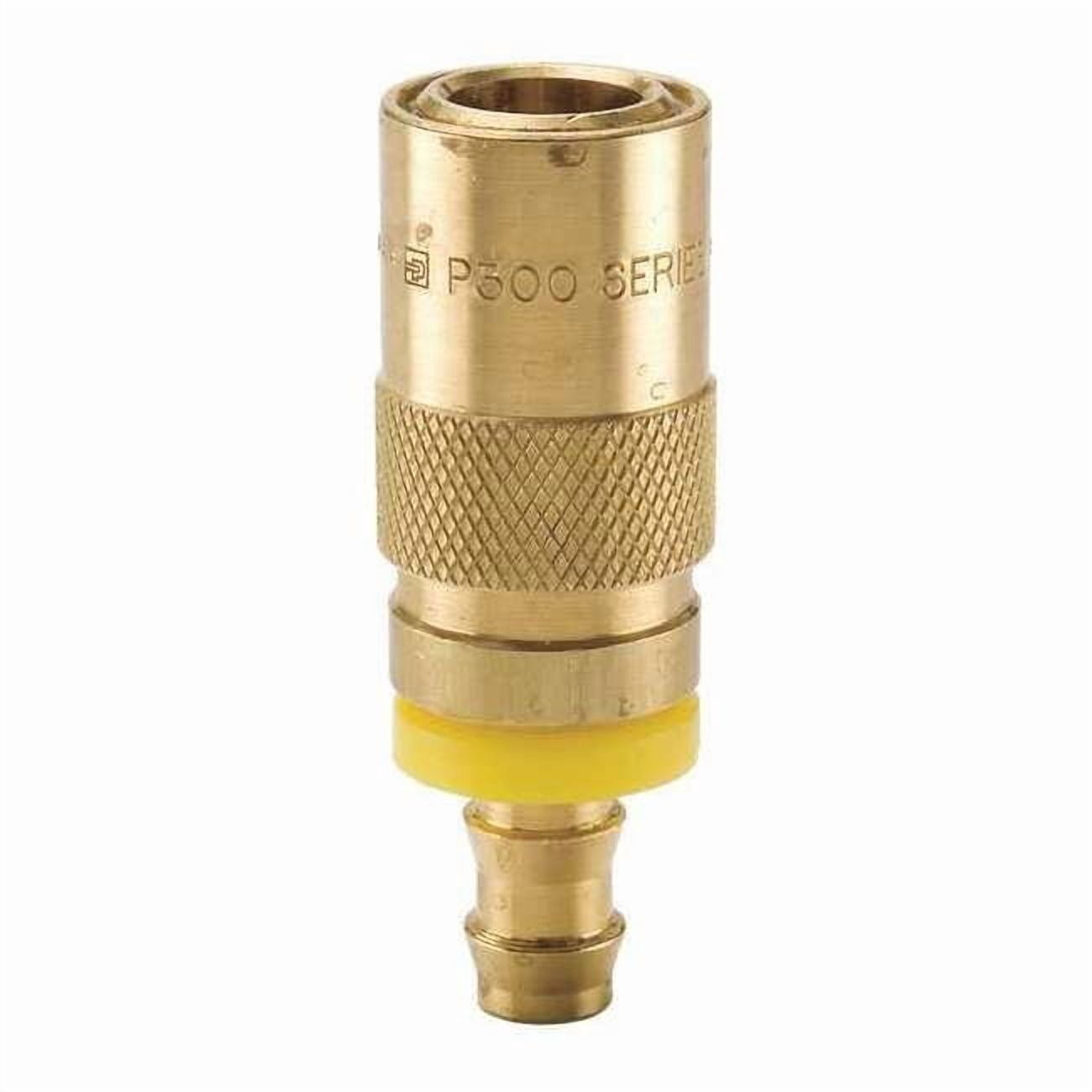 Hydraulic Quick Connect Hose Coupling, Brass Body, Sleeve Lock, Moldmate Series PC308-BP