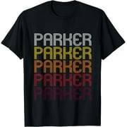 Parker Retro Wordmark Pattern - Vintage Style T-shirt