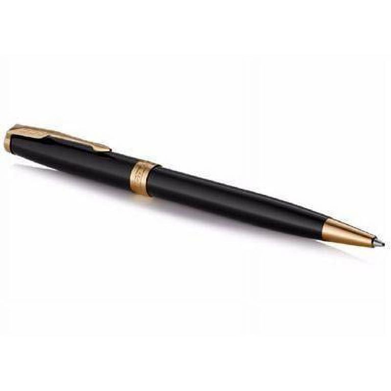 Parker Sonnet Black Lacquer GT Ballpoint Pen - Walmart.com
