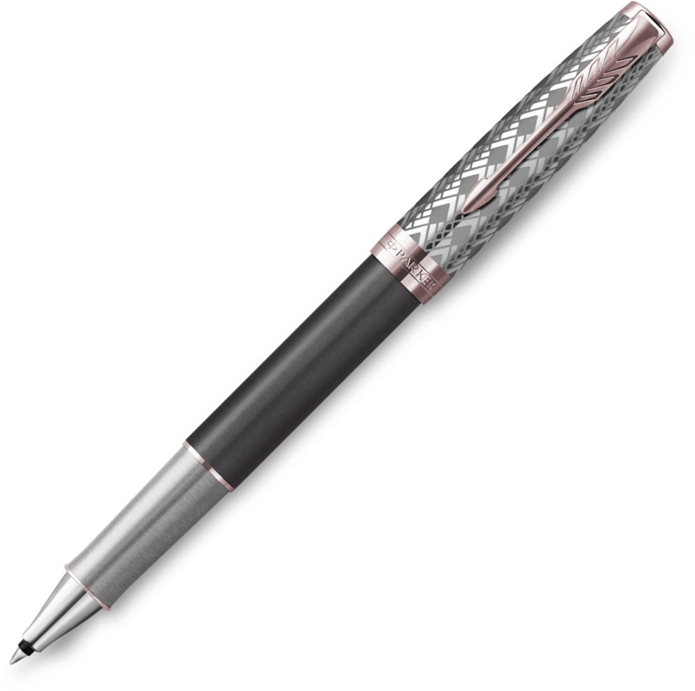 Parker Sonnet Premium Metal & Grey Rollerball Pen