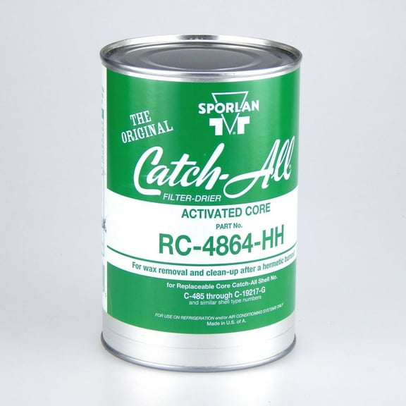 Parker Sporlan 404380 RC-4864-HH Replaceable Core & Filter w/ Activated Charcoal Core (48 Cubic Inches)